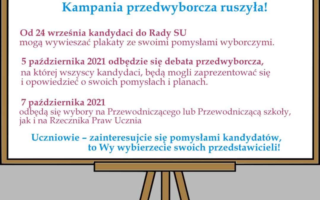 Wybory do Samorządu Uczniowskiego -terminy!